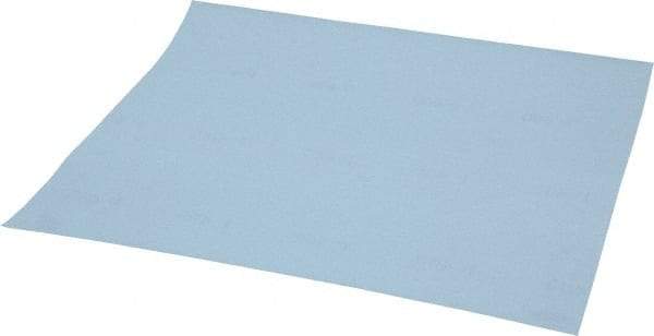 Value Collection - 400 Grit, Aluminum Oxide Sanding Sheet - 11" Long x 9" Wide, Super Fine Grade, A Weighted Backing - Exact Tool & Supply