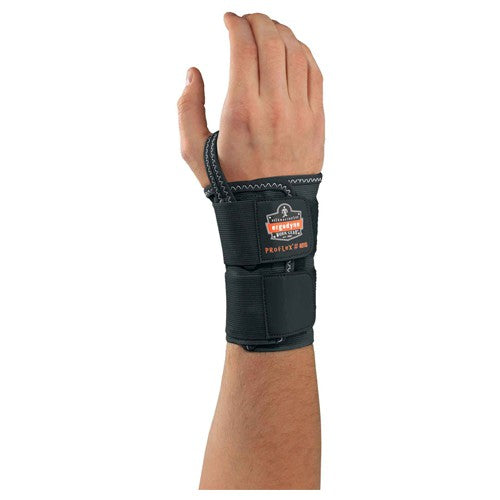 4010 LL Black Double Strap Wrist Support - Exact Tool & Supply