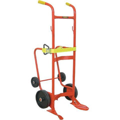 Wesco Industrial Products - 1,000 Lb Load Capacity, 30, 55 & 85 Gal Pail Tipper - 24" Wide x 58" High, 4 Steel Wheels - Exact Tool & Supply