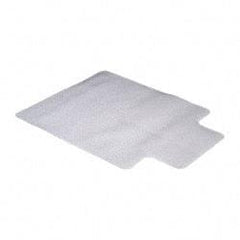 Aleco - 48" Long x 36" Wide, Chair Mat - Single Lip, Beveled Edge Style, Includes Anchorpoints - Exact Tool & Supply