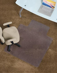 Aleco - 60" Long x 60" Wide, Chair Mat - Rectangular, Beveled Edge Style, Includes Anchorpoints - Exact Tool & Supply