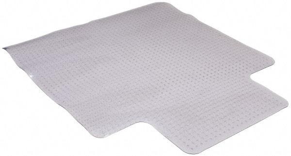 Aleco - 53" Long x 45" Wide, Chair Mat - Single Lip, Beveled Edge Style, Includes Anchorpoints - Exact Tool & Supply