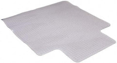 Aleco - 53" Long x 45" Wide, Chair Mat - Single Lip, Beveled Edge Style, Includes Anchorpoints - Exact Tool & Supply