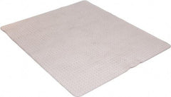 Aleco - 60" Long x 46" Wide, Chair Mat - Rectangular, Beveled Edge Style, Includes Anchorpoints - Exact Tool & Supply