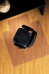 Aleco - 48" Long x 36" Wide, Chair Mat - Rectangular, Straight Edge Style, Texured Both Sides - Exact Tool & Supply