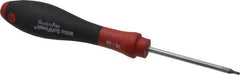 Wiha - T6 Torx Driver - 60mm Blade Length, 6-1/2" OAL, Ergonomic Handle - Exact Tool & Supply