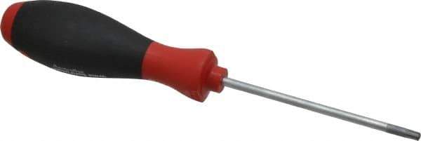Wiha - T25 Torx Driver - 100mm Blade Length, 8-1/4" OAL, Ergonomic Handle - Exact Tool & Supply