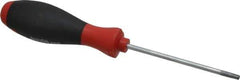 Wiha - T25 Torx Driver - 100mm Blade Length, 8-1/4" OAL, Ergonomic Handle - Exact Tool & Supply