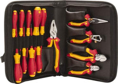 Wiha - 14 Piece Insulated Hand Tool Set - Comes in Zippered Case - Exact Tool & Supply