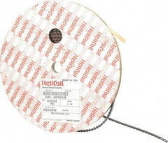 Heli-Coil - 1,000 Inserts, #4-40 UNC, 2D, Stainless Steel Screw Locking Insert - 6-3/4 Free Coils, 0.224 Inch Overall Length, 0.144 to 0.159 Inch Outside Diameter, with Tang, 304 Material Grade - Exact Tool & Supply