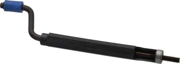 Heli-Coil - M6x1.00, Prewinder Thread Insert Hand Installation Tool - Type II Prewinder, Metric Coarse Thread, 33/64" Body Diam, 4-5/8" Prewinder Length, 2-17/32" Spinner Diam, M6x1.00 Insert Internal Thread - Exact Tool & Supply