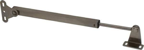 Sugatsune - 6.6 Lb Capacity, Spring Loaded Lid Stay - 90" Max Opening, Satin Stainless Steel - Exact Tool & Supply