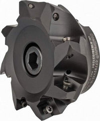 Kennametal - 4" Cut Diam, 0.138" Max Depth, 1-1/4" Arbor Hole, 8 Inserts, XE 16 Insert Style, Indexable Copy Face Mill - C7792VXE16-A4.0Z08R Cutter Style, 1.97" High, Through Coolant, Series 7792 - Exact Tool & Supply