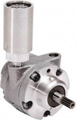 Gast - 0.45 hp Reversible Hub Air Actuated Motor - 0:00 Gear Ratio, 6,000 Max RPM, 0.96" Shaft Length, 3/8" Shaft Diam - Exact Tool & Supply