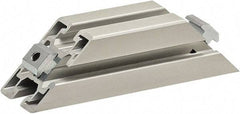 80/20 Inc. - 40mm Wide, Open Shelving Accessory/Component - Aluminum, Clear Anodized Finish, 160mm Long, Use with 4545 - Exact Tool & Supply