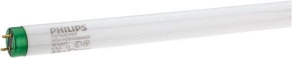 Philips - 32 Watt Fluorescent Tubular Medium Bi-Pin Lamp - 3,000°K Color Temp, 2,950 Lumens, T8, 30,000 hr Avg Life - Exact Tool & Supply
