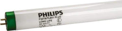 Philips - 32 Watt Fluorescent Tubular Medium Bi-Pin Lamp - 4,100°K Color Temp, 2,950 Lumens, T8, 24,000 hr Avg Life - Exact Tool & Supply