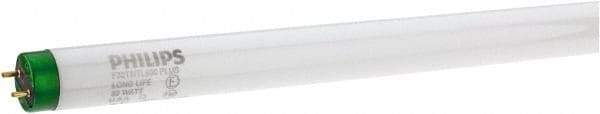 Philips - 32 Watt Fluorescent Tubular Medium Bi-Pin Lamp - 3,000°K Color Temp, 2,950 Lumens, T8, 24,000 hr Avg Life - Exact Tool & Supply
