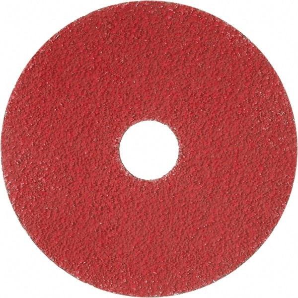 DeWALT - 7" Diam 7/8" Hole 24 Grit Fiber Disc - Coarse Grade, Ceramic, 8,700 Max RPM - Exact Tool & Supply