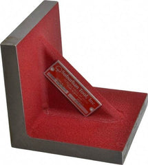 Suburban Tool - 5" Wide x 5" Deep x 5" High Cast Iron Machined Angle Plate - Standard Plate, Flat Surface, Single Web, 11/16" Thick, Single Plate - Exact Tool & Supply