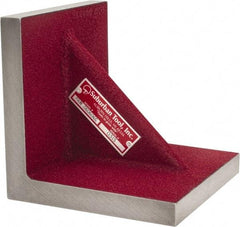 Suburban Tool - 6" Wide x 6" Deep x 6" High Cast Iron Precision-Ground Angle Plate - Standard Plate, Flat Surface, Single Web, 3/4" Thick, Single Plate - Exact Tool & Supply