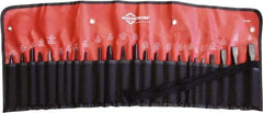 Mayhew - 24 Piece Punch & Chisel Set - 1/4 to 3/4" Chisel, 3/32 to 1/2" Punch, Hex Shank - Exact Tool & Supply