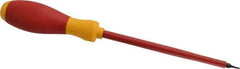 Wiha - Standard Slotted Screwdriver - Ergonomic Handle - Exact Tool & Supply