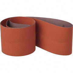 3M - 3" Wide x 132" OAL, 120 Grit, Ceramic Abrasive Belt - Ceramic, Coated, Cloth Backing - Exact Tool & Supply