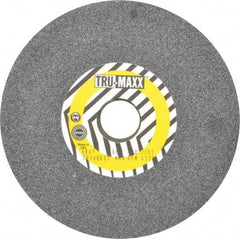 Tru-Maxx - 60 Grit Aluminum Oxide Bench & Pedestal Grinding Wheel - 6" Diam x 1" Hole x 1/2" Thick, 5410 Max RPM, O Hardness, Medium Grade , Vitrified Bond - Exact Tool & Supply