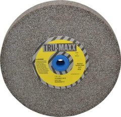 Tru-Maxx - 36 Grit Aluminum Oxide Bench & Pedestal Grinding Wheel - 7" Diam x 1" Hole x 1" Thick, 3600 Max RPM, O Hardness, Very Coarse Grade , Vitrified Bond - Exact Tool & Supply