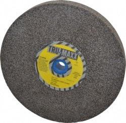 Tru-Maxx - 46 Grit Aluminum Oxide Bench & Pedestal Grinding Wheel - 8" Diam x 1" Hole x 1" Thick, 3600 Max RPM, O Hardness, Coarse Grade , Vitrified Bond - Exact Tool & Supply