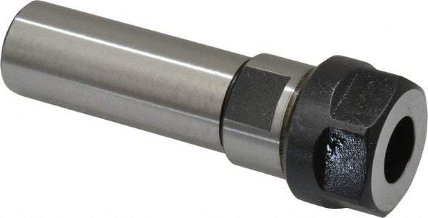 Scully Jones - 0.0394" to 13/32" Capacity, 1.3819" Projection, Straight Shank, ER16 Collet Chuck - 85.1mm OAL, 3/4" Shank Diam - Exact Tool & Supply