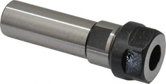 Scully Jones - 0.0394" to 13/32" Capacity, 1.3819" Projection, Straight Shank, ER16 Collet Chuck - 85.1mm OAL, 3/4" Shank Diam - Exact Tool & Supply