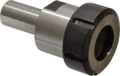 Scully Jones - 0.1575" to 1.0236" Capacity, 65mm Projection, Straight Shank, ER40 Collet Chuck - 115mm OAL, 1" Shank Diam - Exact Tool & Supply