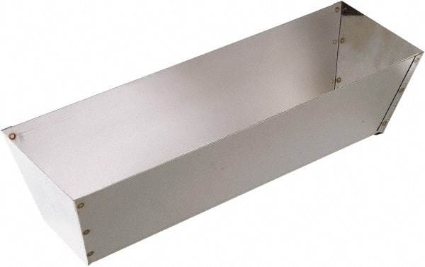 Hyde Tools - 12" Mud Hawk/Pan for Drywall/Plaster Repair - Stainless Steel - Exact Tool & Supply
