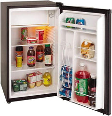 Avanti - 3.3 Cubic Ft. Black Office Refrigerator - 18-1/2 Inch Wide x 17-1/2 Inch Deep x 33-1/2 Inch High - Exact Tool & Supply