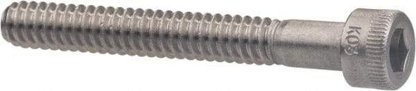 Holo-Krome - M6x1.00 Metric Coarse Hex Socket Drive, Socket Cap Screw - Grade Austenitic A4 Stainless Steel, Uncoated, Partially Threaded, 40mm Length Under Head - Exact Tool & Supply