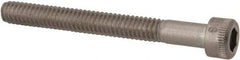 Holo-Krome - #8-32 UNC Hex Socket Drive, Socket Cap Screw - Grade 18-8 Stainless Steel, Uncoated, Partially Threaded, 1-1/2" Length Under Head - Exact Tool & Supply