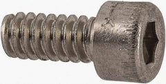 Holo-Krome - #6-32 UNC Hex Socket Drive, Socket Cap Screw - Grade 18-8 Stainless Steel, Uncoated, Fully Threaded, 5/16" Length Under Head - Exact Tool & Supply