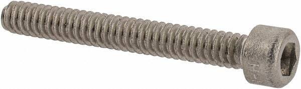 Holo-Krome - #4-40 UNC Hex Socket Drive, Socket Cap Screw - Grade 18-8 Stainless Steel, Uncoated, Fully Threaded, 7/8" Length Under Head - Exact Tool & Supply