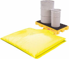 UltraTech - 77 Gal Sump, 3,000 Lb Capacity, 2 Drum, Polyethylene Spill Deck or Pallet - Exact Tool & Supply