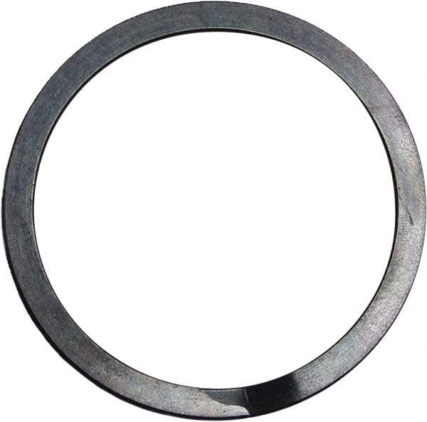 Rotor Clip - 2.481" Groove Diam, 2-5/8" Shaft Diam, Oil Over Steel Steel, Spiral External Retaining Rings - 0.086" Groove Width, 0.072" Groove Depth, 0.078" Ring Thickness, Grade 1060-1090 - Exact Tool & Supply