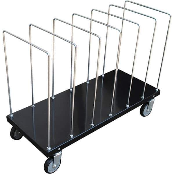 Vestil - 400 Lb Capacity Steel Carton Cart - 18" OAW, Rubber Casters - Exact Tool & Supply