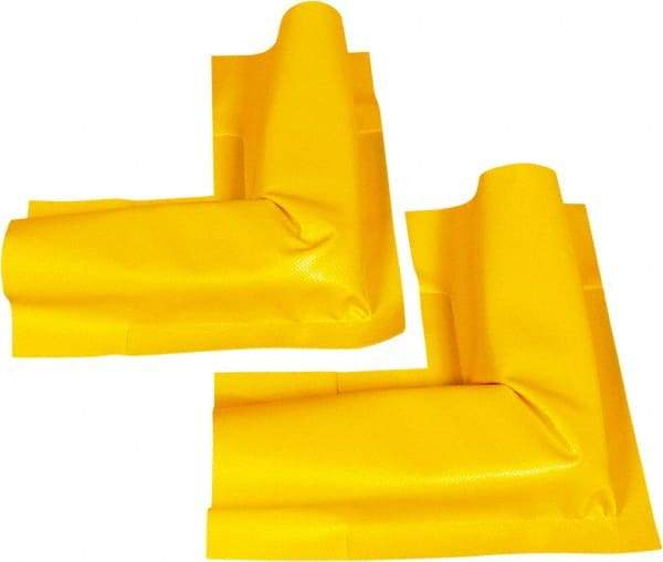 UltraTech - 0.6' Long x 0.46' Wide x 2" High, Spill Containment Corner - Compatible with Ultra-Berm Builder - Exact Tool & Supply