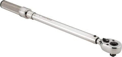 CDI - 1/2" Drive Micrometer Adjustable Torque Wrench - 40 N/m to 200 N/m Torque, 19" OAL, 2 N/m Graduation - Exact Tool & Supply