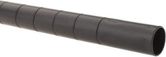 Value Collection - 1-1/2" Wide, 74" High, Open Shelving Accessory/Component - Black Powder Finish, 1-1/2" Deep, Use with NuLine Units - Exact Tool & Supply