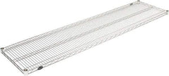 Value Collection - 72" Wide, 1.19" High, Open Shelving Accessory/Component - Stainless Steel Finish, 18" Deep, Use with NuLine Units - Exact Tool & Supply