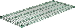 Value Collection - 60" Wide, 1.19" High, Open Shelving Accessory/Component - Epoxy Coated Finish, 24" Deep, Use with NuLine Units - Exact Tool & Supply