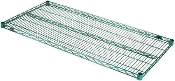 Value Collection - 48" Wide, 1.19" High, Open Shelving Accessory/Component - Epoxy Coated Finish, 24" Deep, Use with NuLine Units - Exact Tool & Supply