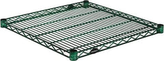 Value Collection - 24" Wide, 1.19" High, Open Shelving Accessory/Component - Epoxy Coated Finish, 24" Deep, Use with NuLine Units - Exact Tool & Supply
